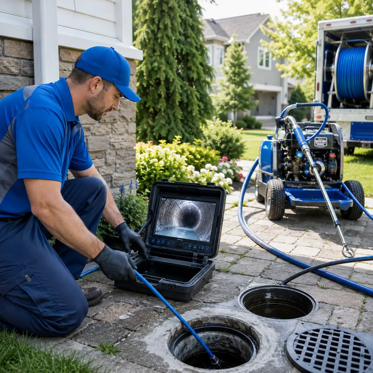Outdoor drain cleaning professionals serving Parkton, MD